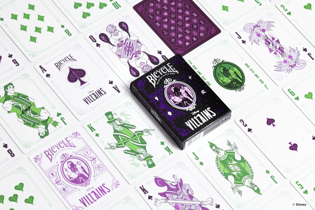 Bicycle Disney Villains (Green) Playing Cards - Image 2