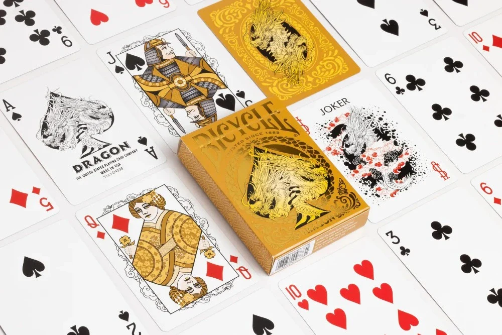 Bicycle Gold Dragon Playing Cards - Image 4