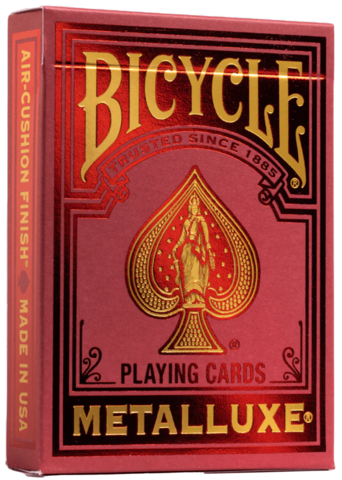 Bicycle Metalluxe Red Playing Cards