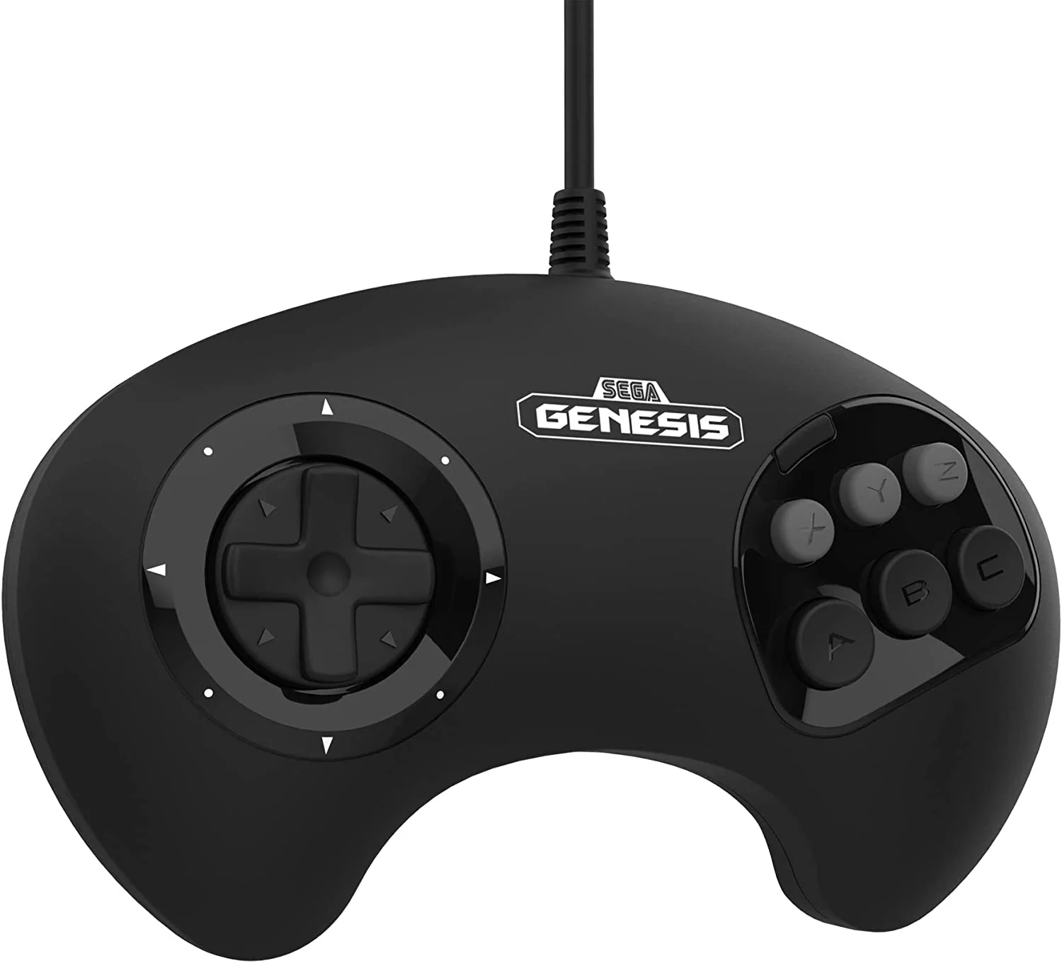Big 6 Control Pad (Black) for Sega Genesis - Image 3