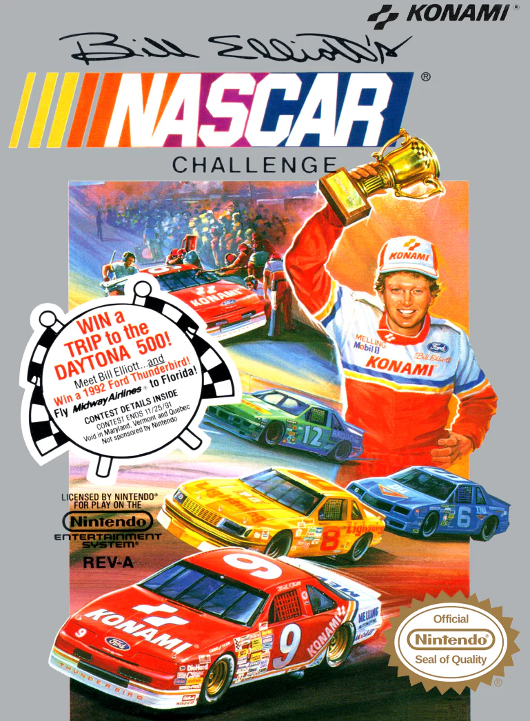 Bill Elliott's NASCAR Challenge (Cartridge Only) - Image 2