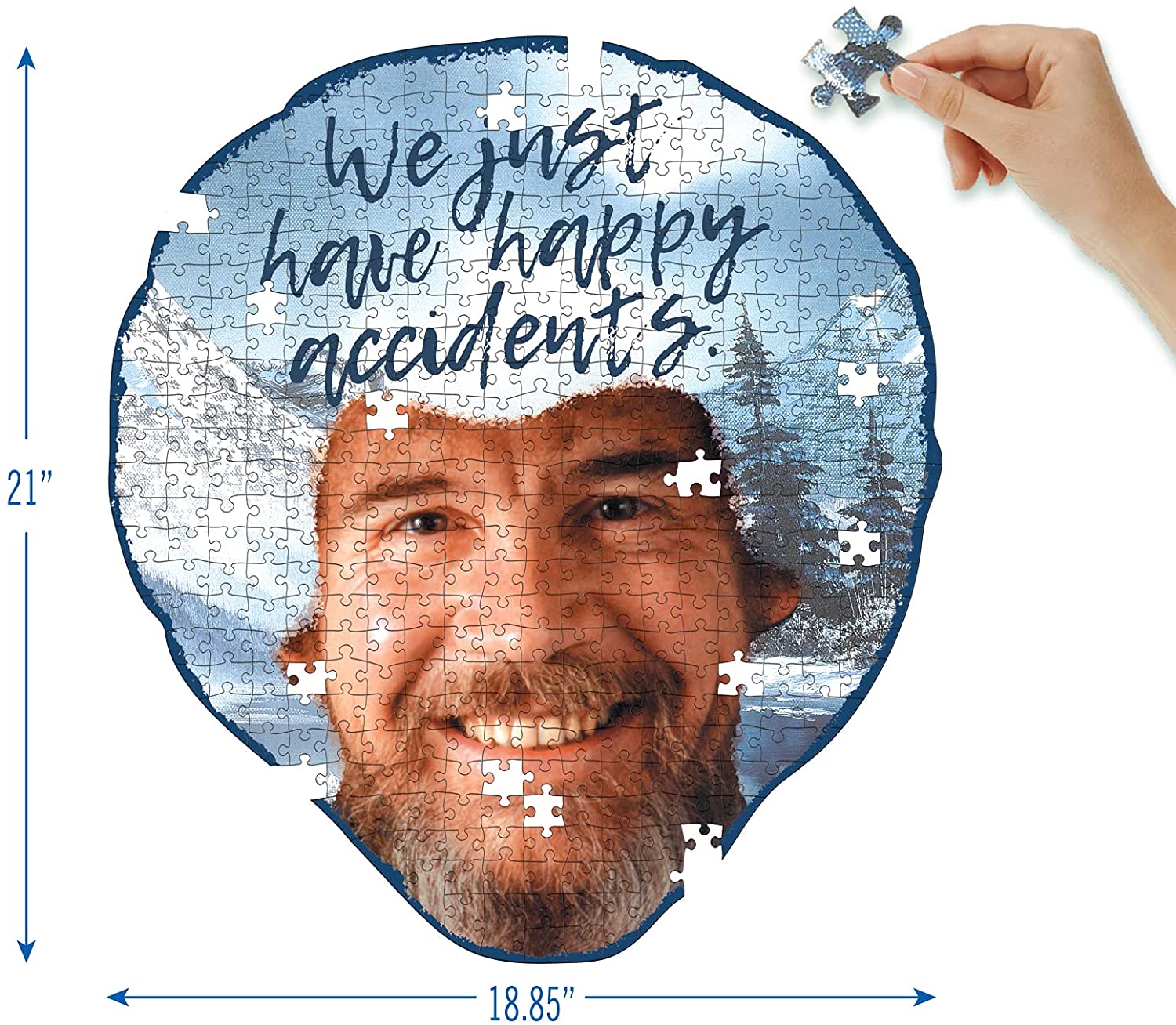 Bob Ross Happy Accidents Puzzle (414 Pcs) - Image 2
