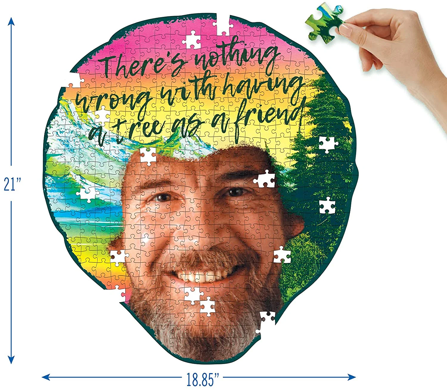 Bob Ross Tree Friend Puzzle (414 Pcs) - Image 2