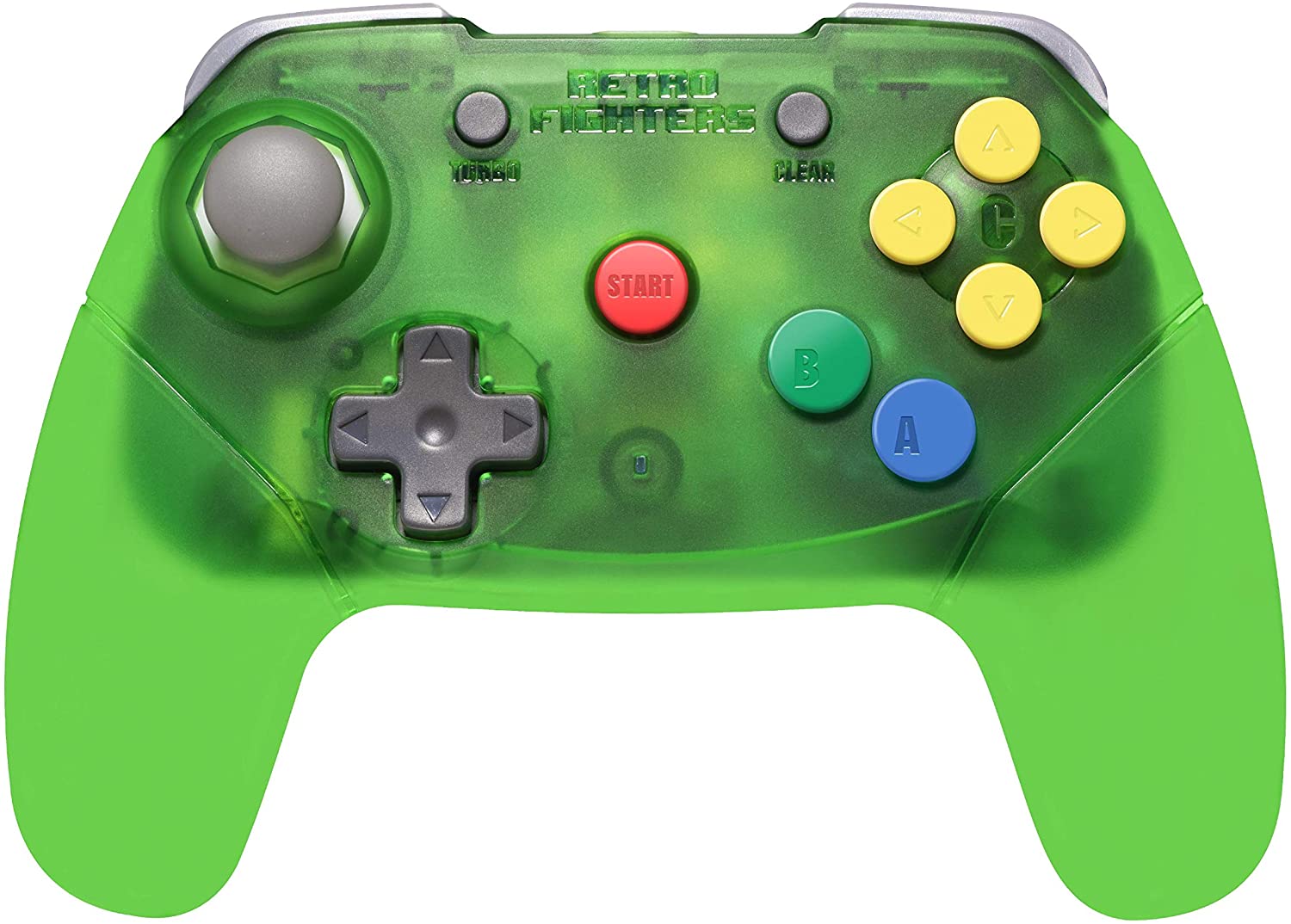 Brawler64 Wireless Controller for N64 (Extreme Green) - Image 2