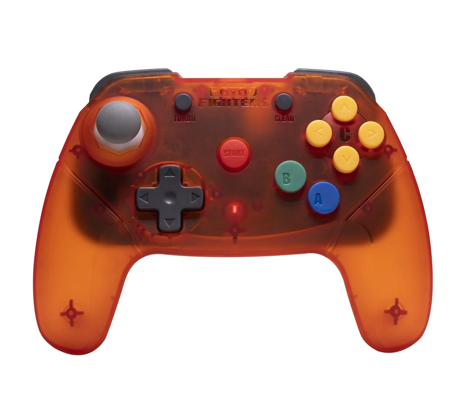 Brawler64 Wireless Controller for N64 (Orange) - Image 2