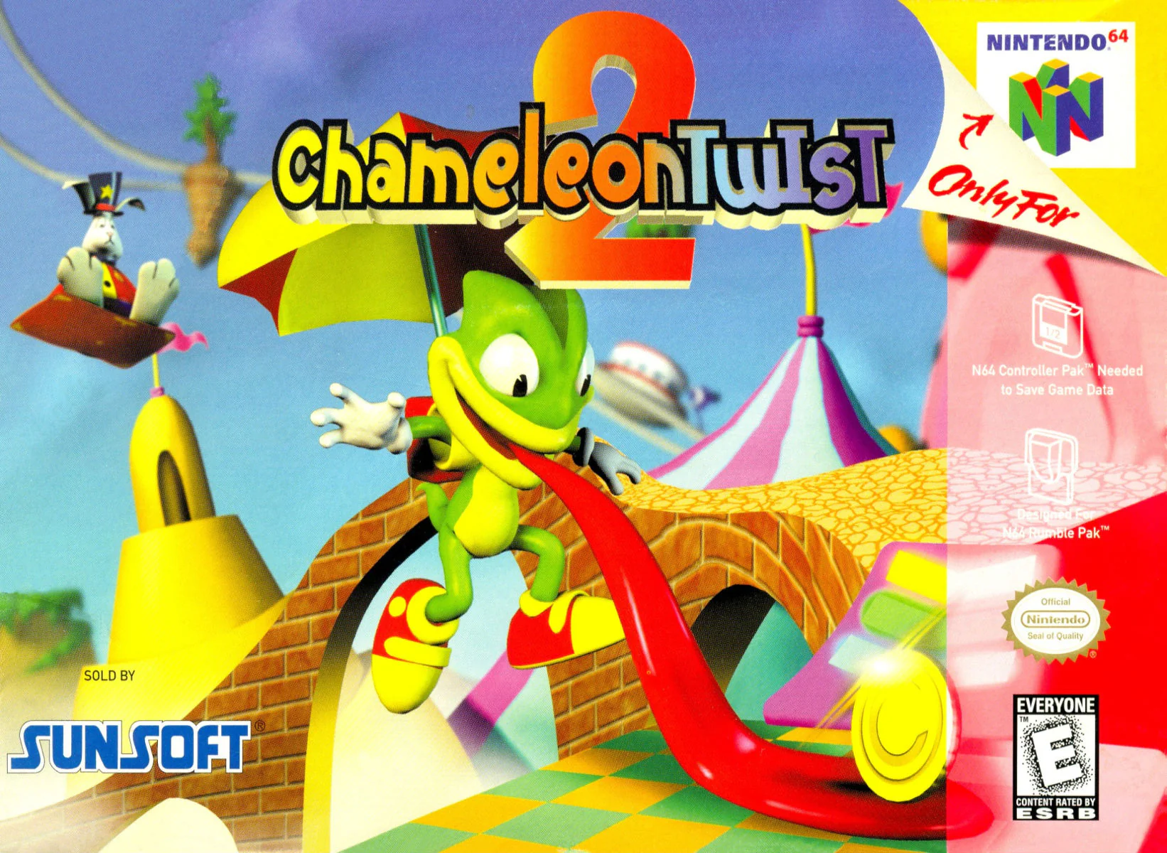 Chameleon Twist 2 (As Is) (Cartridge Only) - Image 2