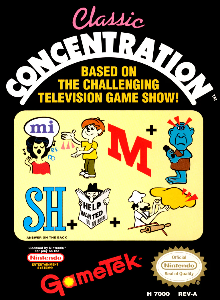 Classic Concentration (Cartridge Only) - Image 2