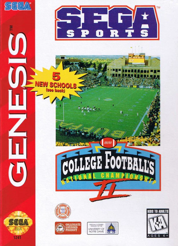 College Football's National Championship II (Cartridge Only) - Image 2