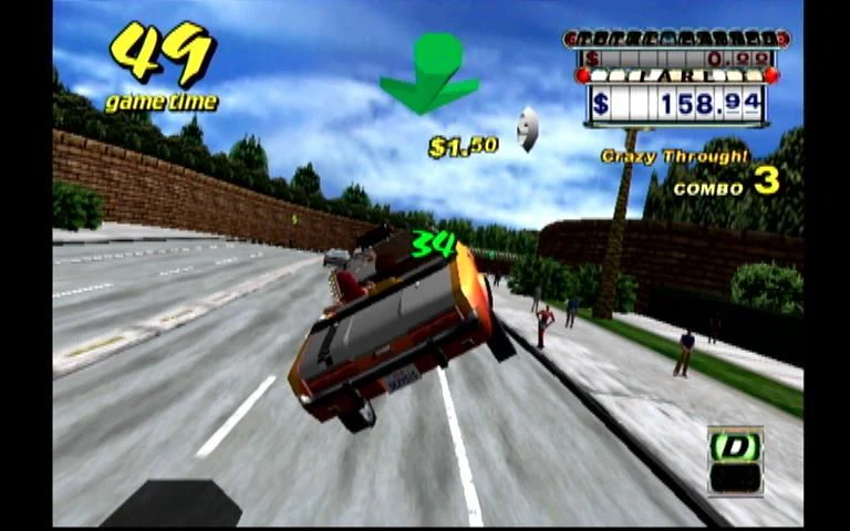 Crazy Taxi (Sega All Stars) (Pre-Owned) - Image 2