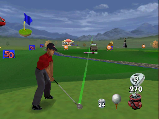 Cyber Tiger PGA Golf (As Is) (Cartridge Only) - Image 3