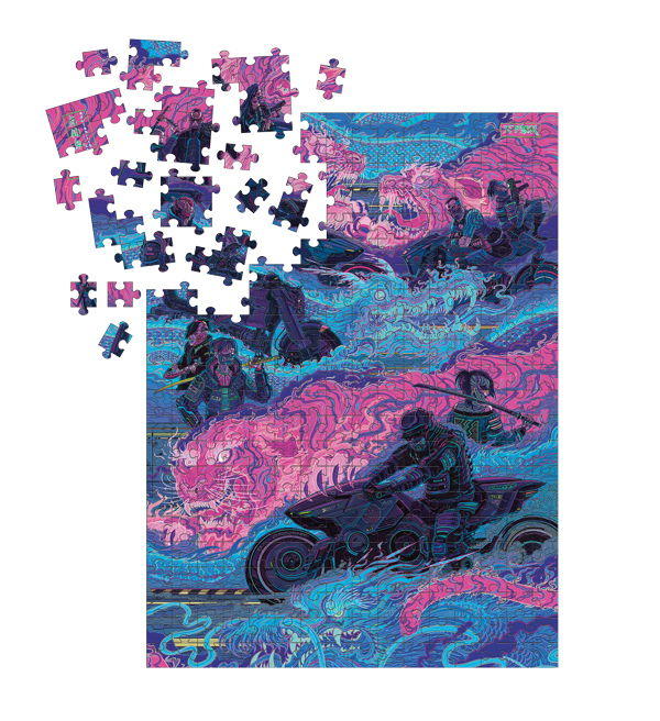 Cyberpunk 2077 Night City Tyger Claws 1000 Piece Puzzle