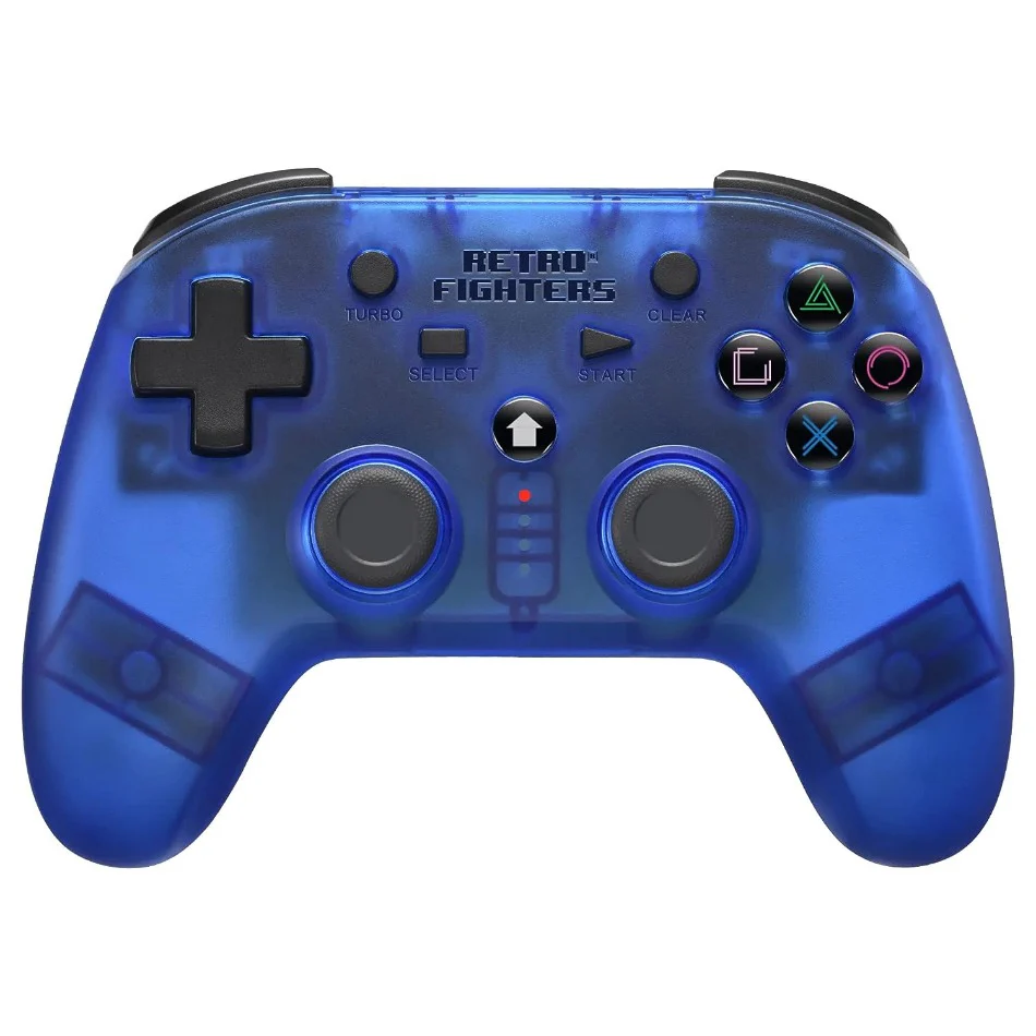 Defender Wireless Gamepad (Blue) for PS1, PS2, PS3, Switch & PC