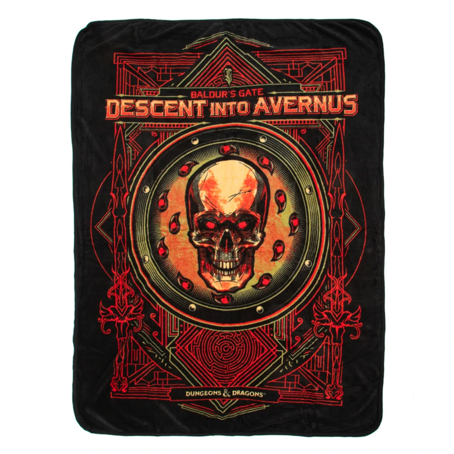 Dungeons & Dragons Baldur's Gate Plush Throw Blanket