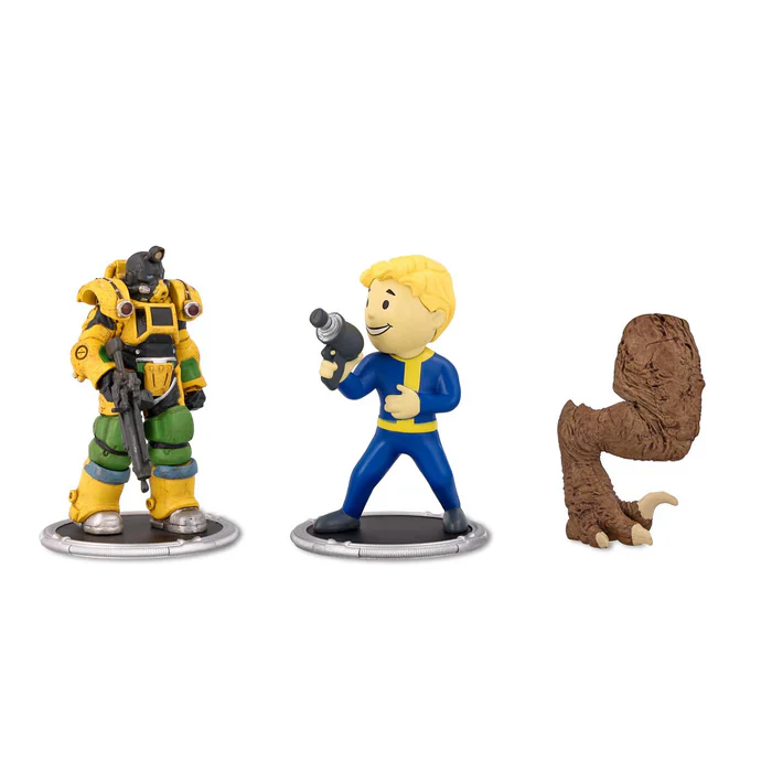 Fallout Excavator & Vault Boy (Energy Weapons) Mini 3" Figure Set - Image 2