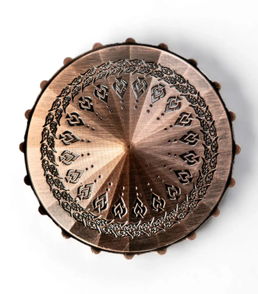 FanRoll Metal D20 Spinner (Antique Copper) - Image 2