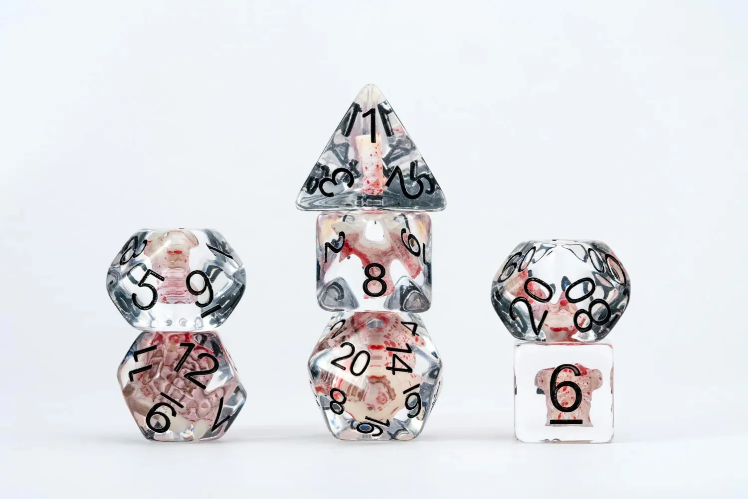 FanRoll The Walking Dead Dismembered Zombie Resin Dice Set