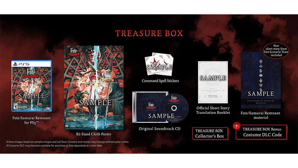 Fate Samurai Remnant (Treasure Box Edition) (Pre-Owned) - Image 2