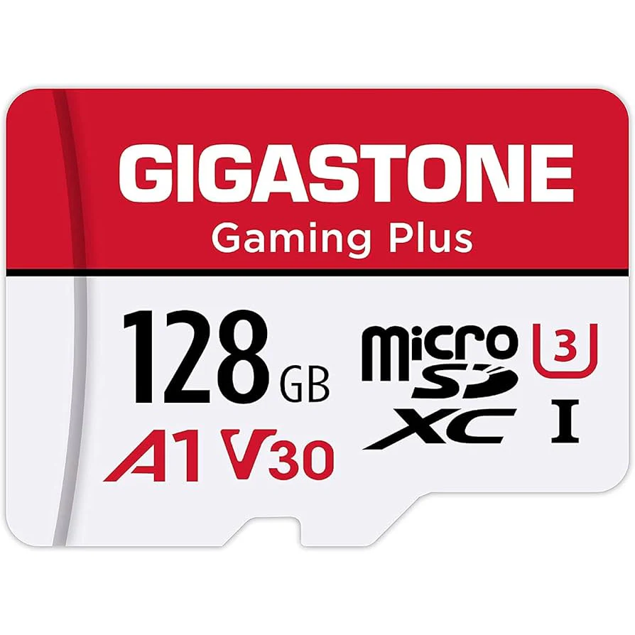 Gigastone Gaming Plus 128GB MicroSDXC Memory Card for Nintendo 3DS & Switch 1 (Pre-Owned)