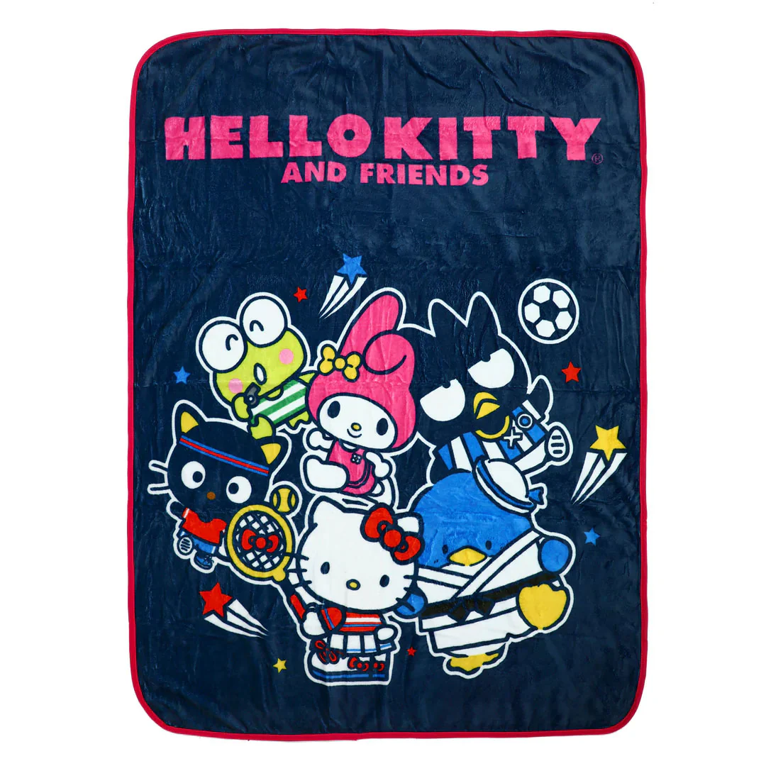 Hello Kitty and Friends Group Plush Throw