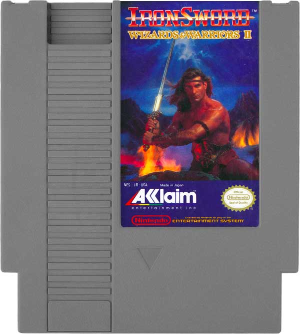 Iron Sword Wizards and Warriors II (As Is) (Cartridge Only)