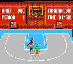 Jordan Vs. Bird One on One (Cartridge Only) - Image 3