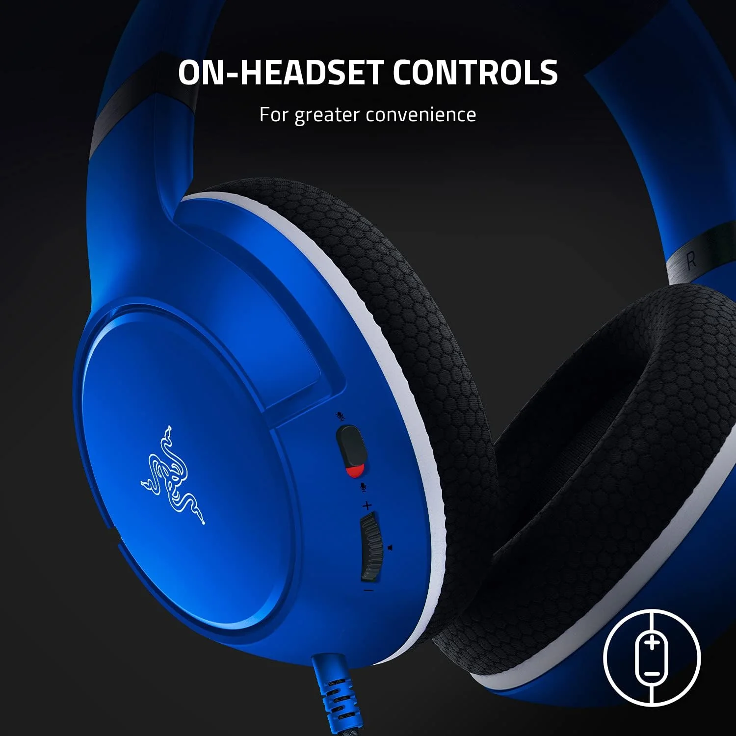 Kaira X Wired Headset (Shock Blue) for XBOX - Image 6