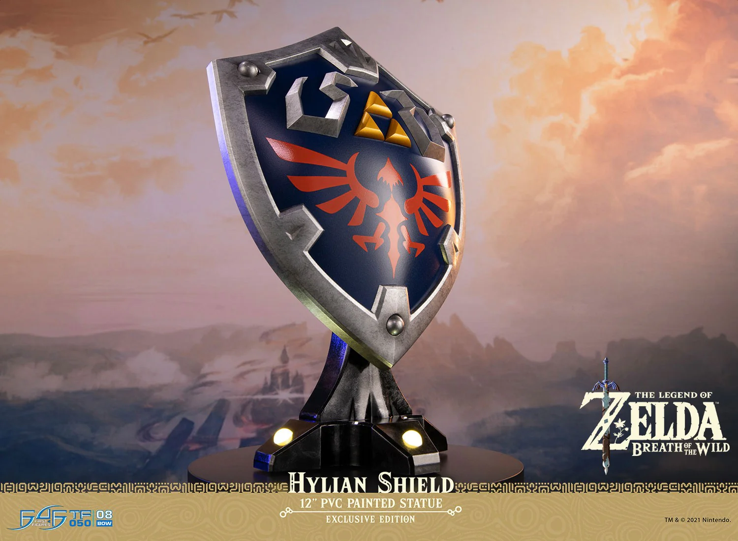 The Legend of Zelda: Hylian Shield Light Up Statue - Image 3