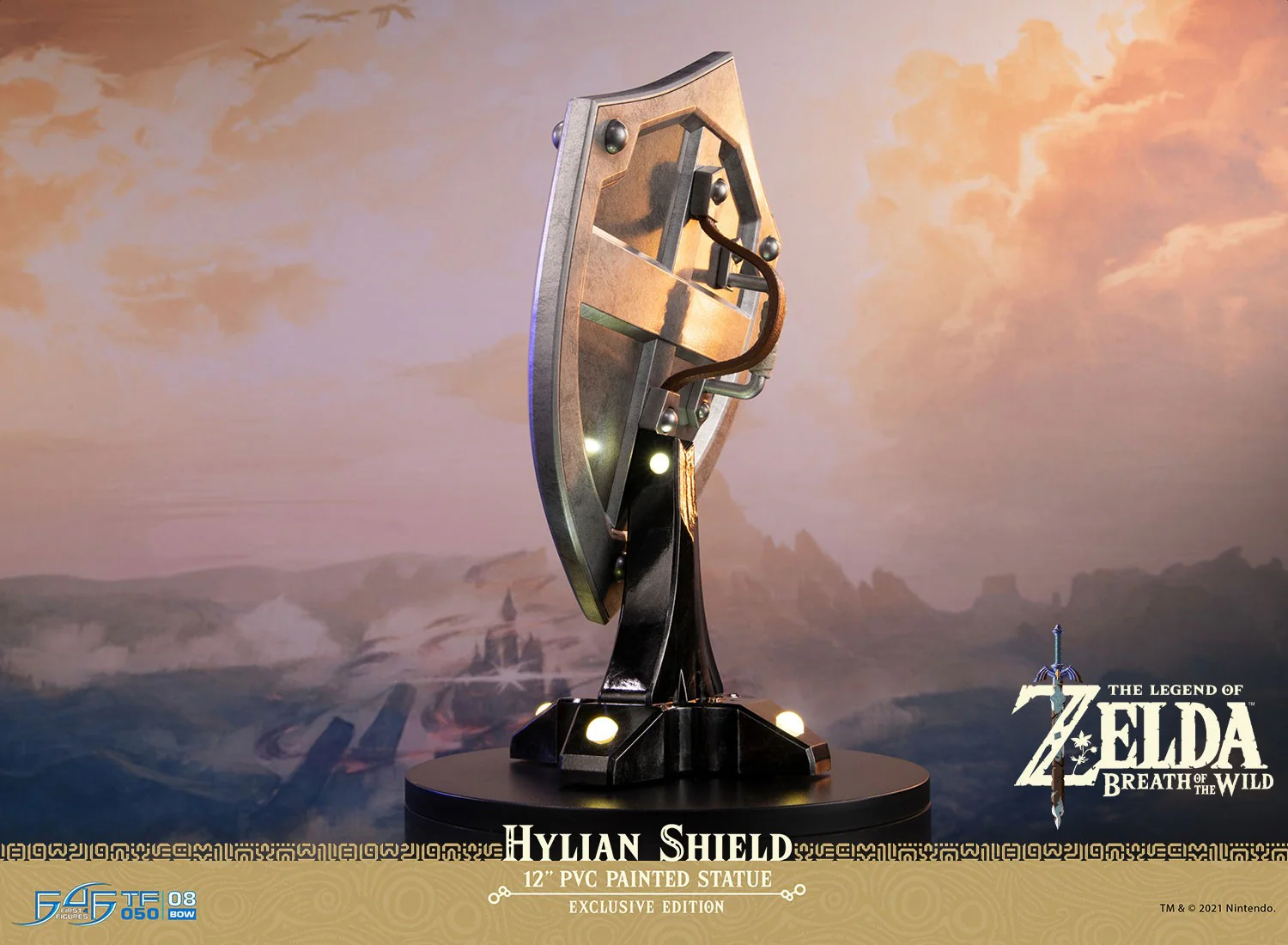 The Legend of Zelda: Hylian Shield Light Up Statue - Image 4