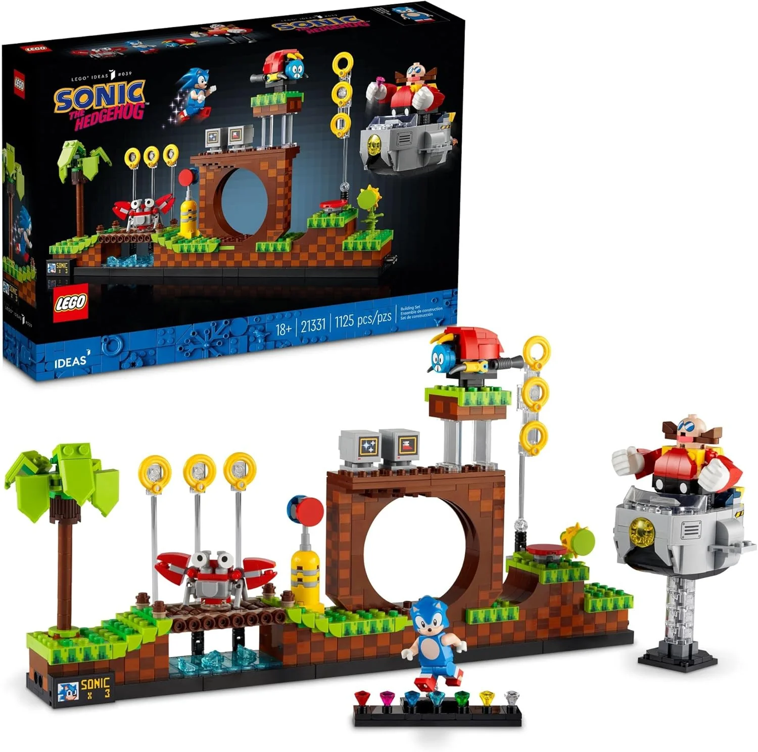 LEGO Ideas: Sonic the Hedgehog Green Hill Zone Set 21331 (RETIRED PRODUCT)