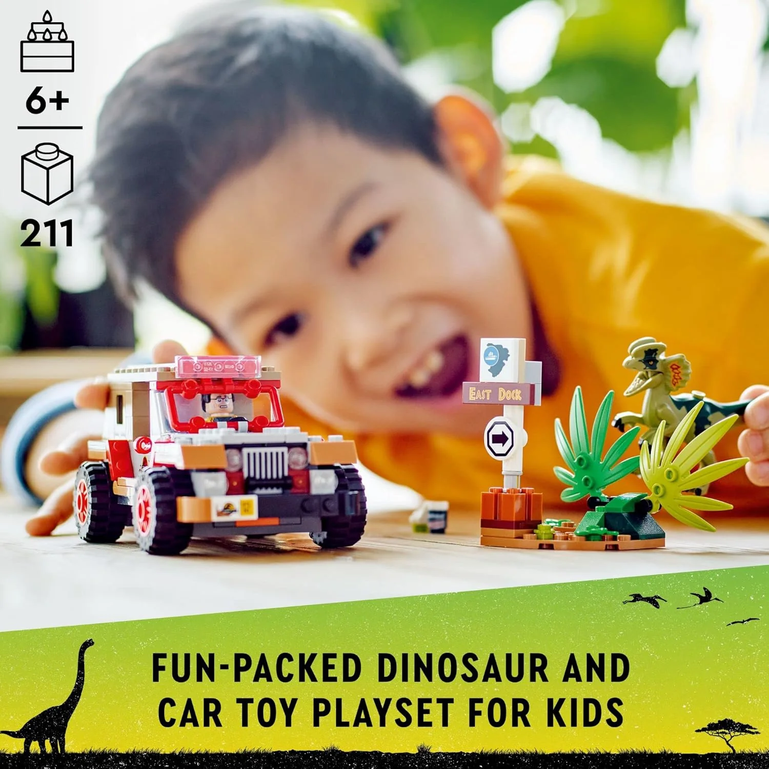 LEGO Jurassic Park Dilophosaurus Ambush Set 7695 (RETIRED PRODUCT) - Image 2