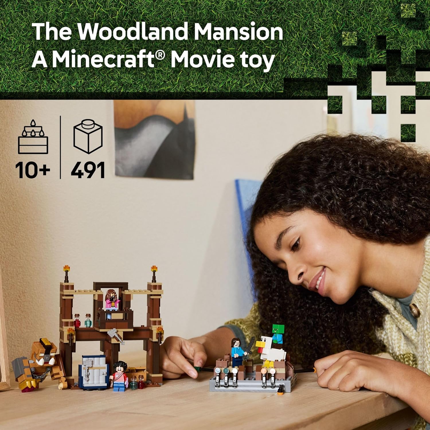 LEGO Minecraft Movie: Woodland Mansion Fighting Ring Set 21272 - Image 3