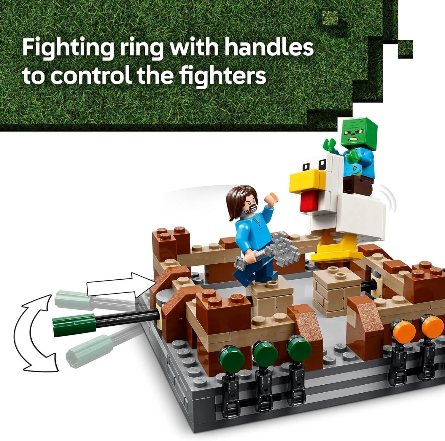 LEGO Minecraft Movie: Woodland Mansion Fighting Ring Set 21272 - Image 4
