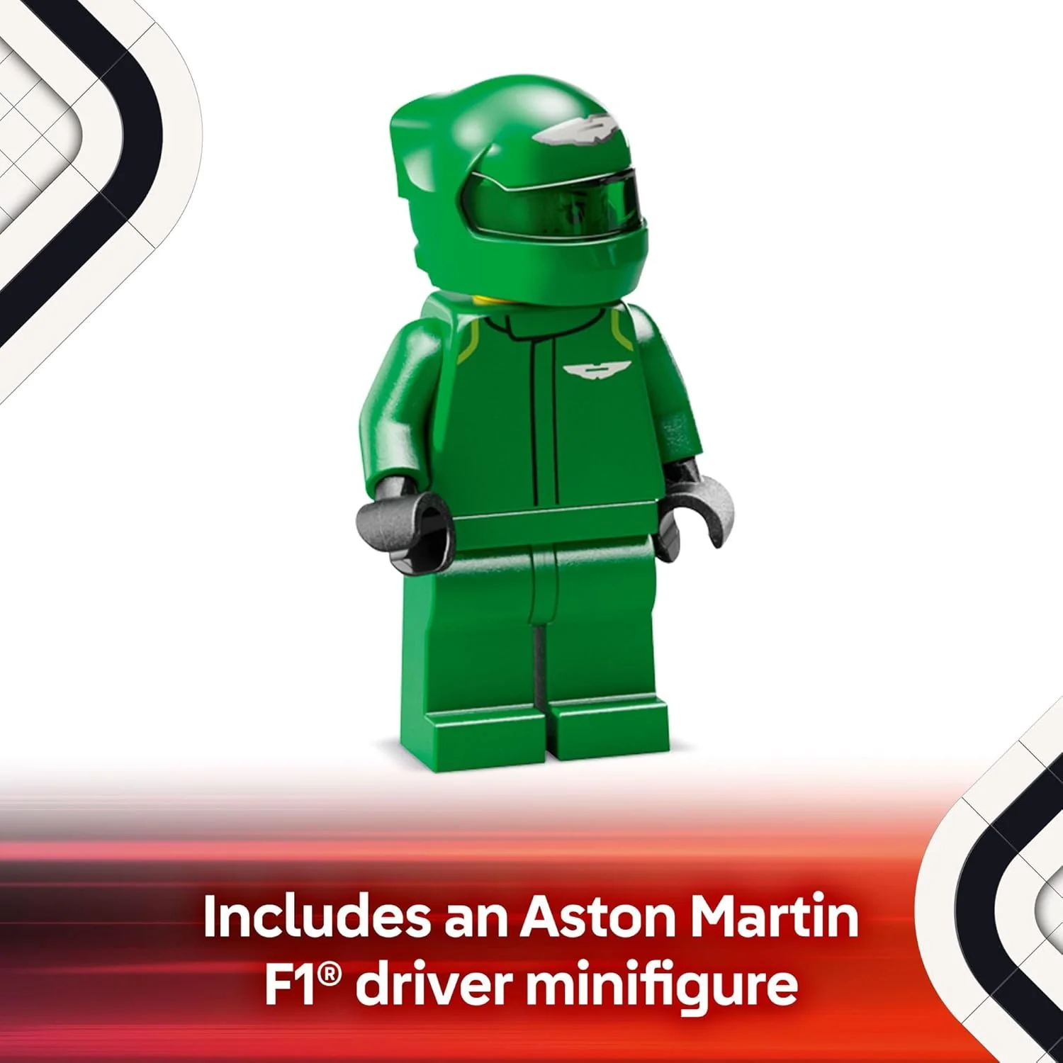 LEGO Speed Champions: Aston Martin Aramco F1 AMR24 Race Car Set 77245 - Image 4