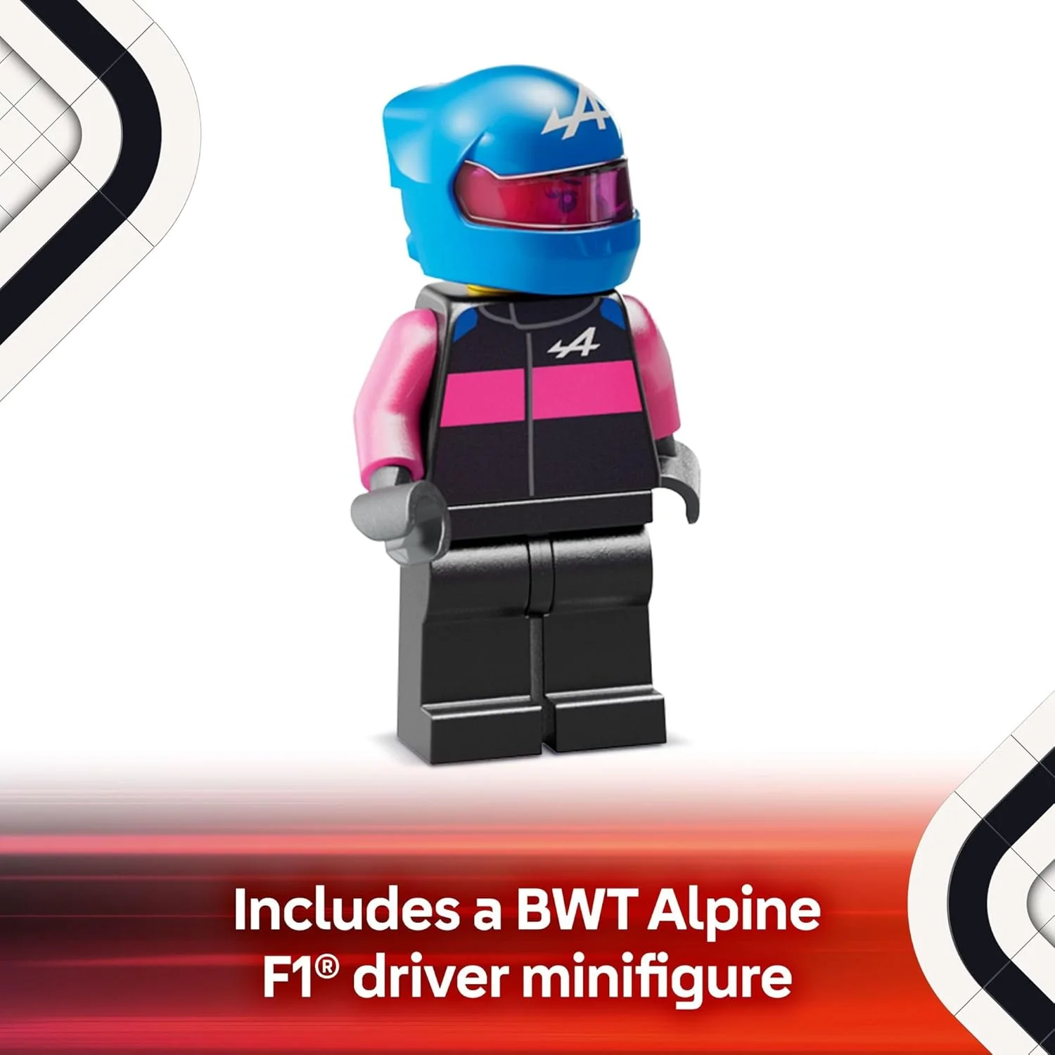 LEGO Speed Champions: BWT Alpine F1 Team A524 Race Car Set 77248 - Image 4