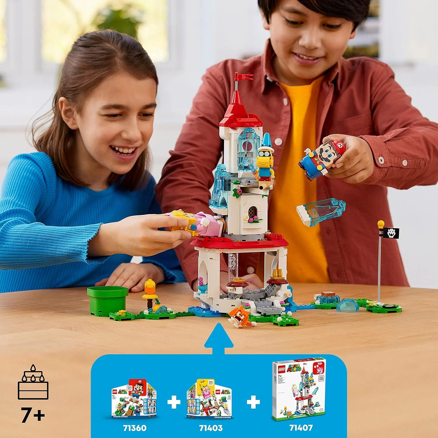 LEGO Super Mario: Cat Peach Suit and Frozen Tower Expansion Set 71407 (RETIRED PRODUCT) - Image 2