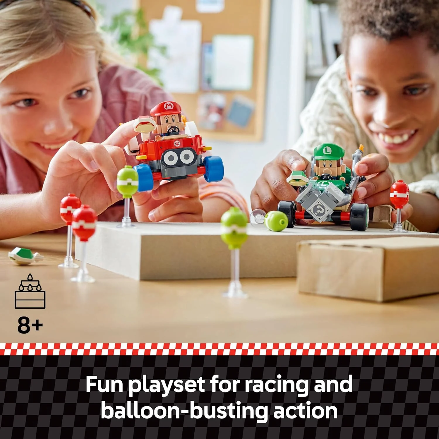 LEGO Super Mario Kart: Baby Mario Vs Baby Luigi Set 72034 - Image 2