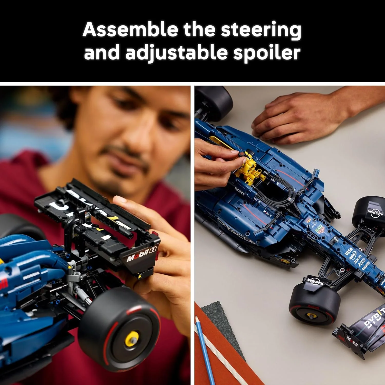 LEGO Technic: RedBull Racing Formula 1 Race Car Set 42206 - Image 5