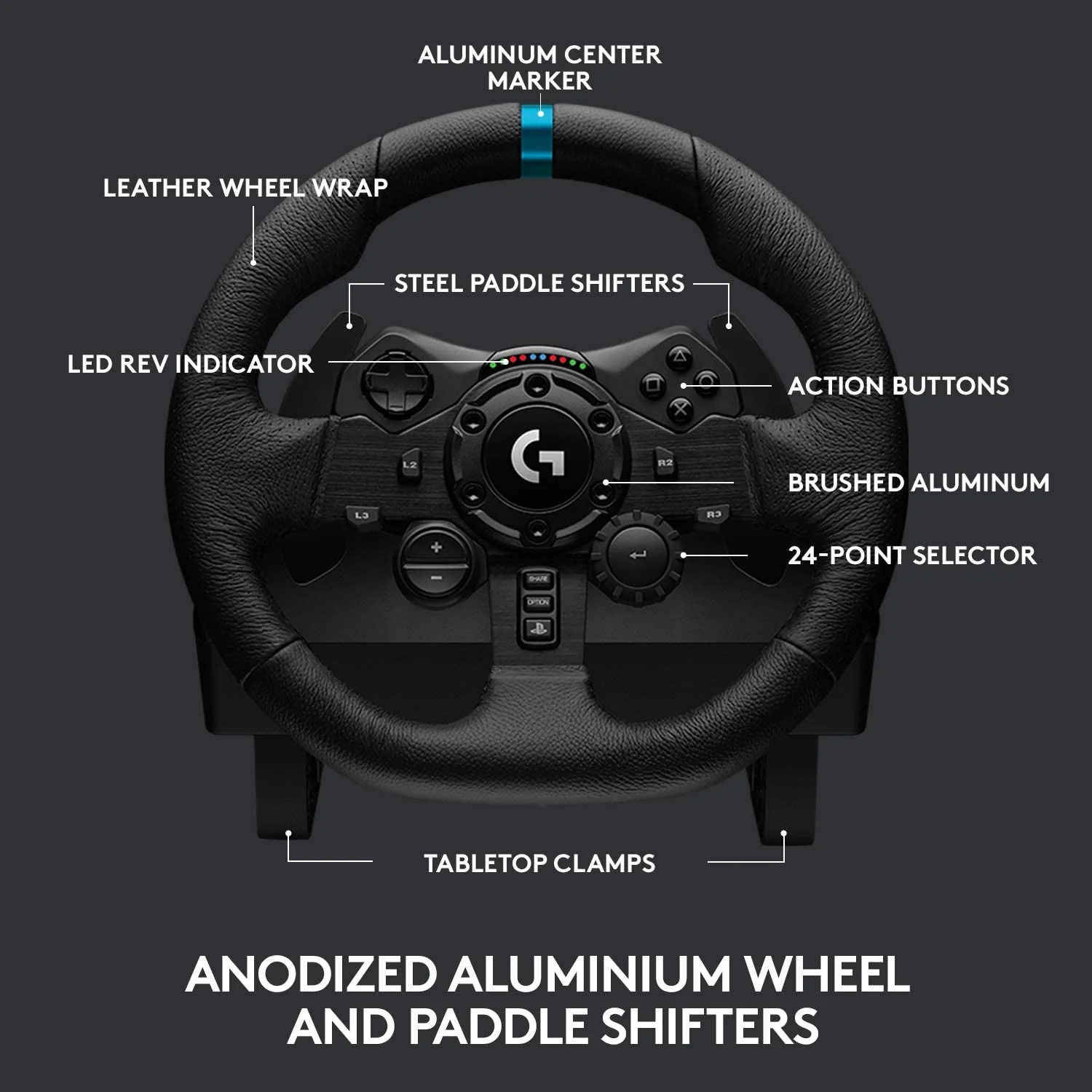 Logitech G923 Racing Wheel for PlayStation - Image 3