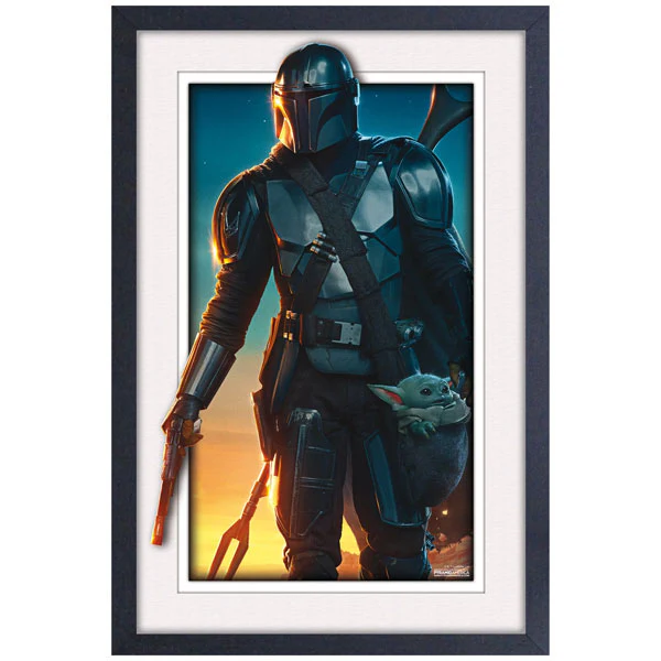 Mandalorian Sunrise Mando 11" x 17" Framed Print