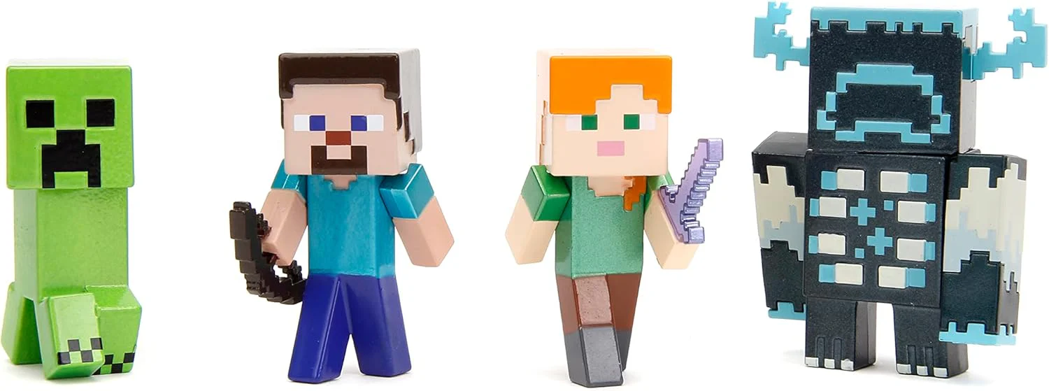 Minecraft 2.5" Metalfigs Classic 4-Pack - Image 2