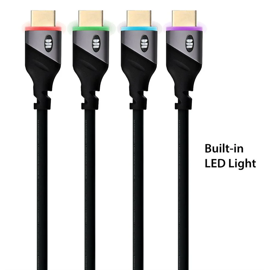 Monster HDMI Green LED 6ft - Image 2