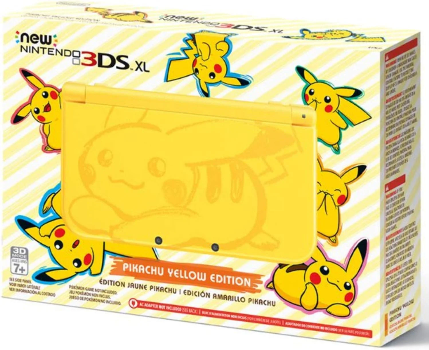 New Nintendo 3DS XL (Pikachu Yellow Edition) (Pre-Owned)