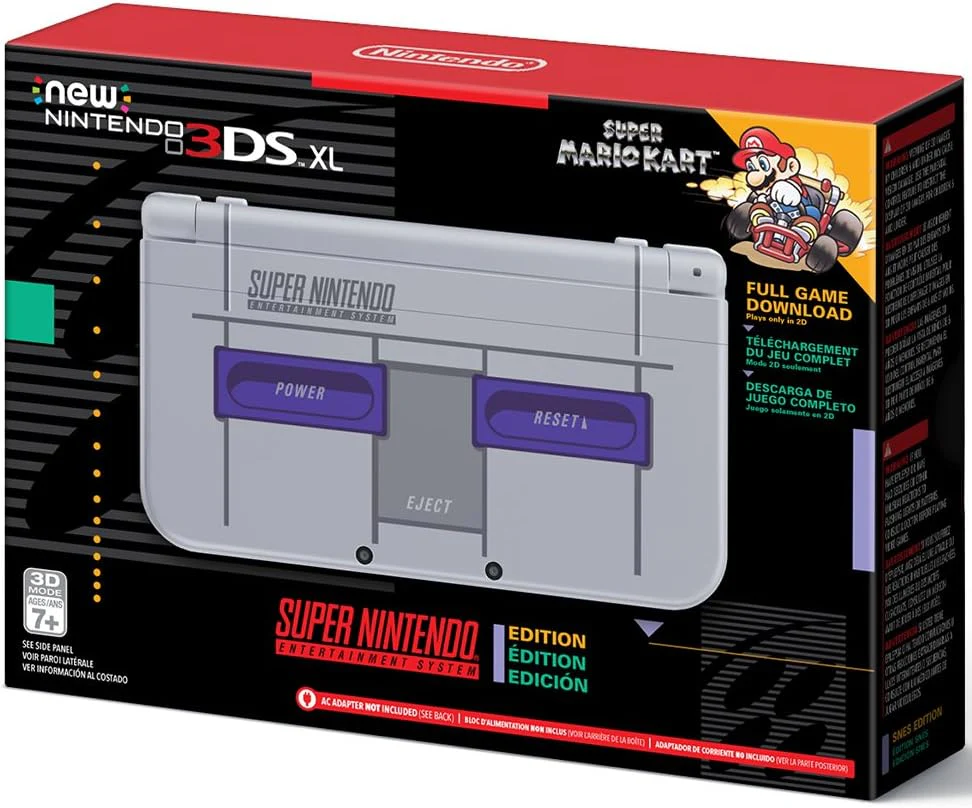 New Nintendo 3DS XL (Super Nintendo Entertainment System Edition) (Brand New Sealed)