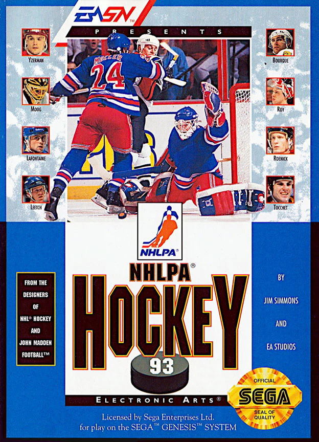 NHLPA Hockey '93 (As Is) (Cartridge Only) - Image 2
