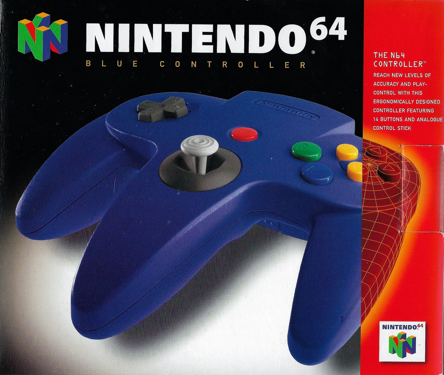 Nintendo 64 Controller (Blue) (Pre-Owned) - Image 2