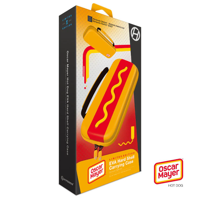 Oscar Mayer EVA Hard Shell Carrying Case (Hot Dog) for Switch & Switch Lite