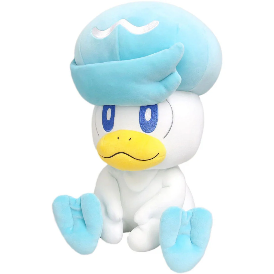 Pokemon All Star Collection Quaxly PoteHagu Cushion 15" Plush Toy