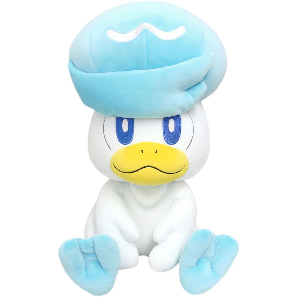 Pokemon All Star Collection Quaxly PoteHagu Cushion 15" Plush Toy - Image 2
