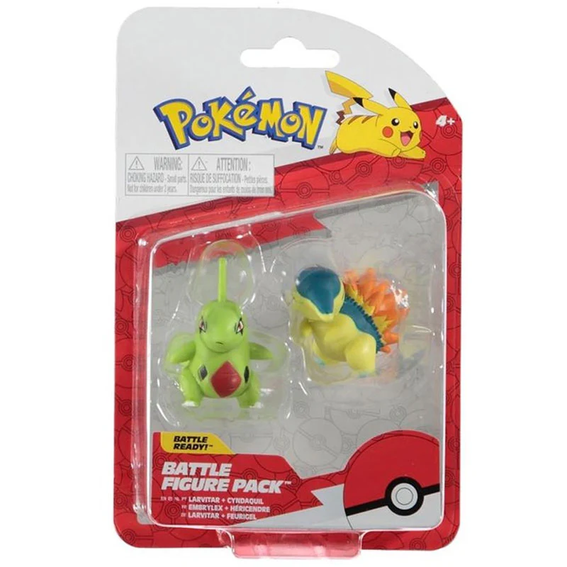 Pokemon Battle Figure Pack Larvitar + Cyndaquil