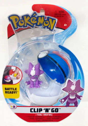 Pokemon Clip N' Go Toxel + Great Ball
